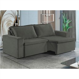 Sofa Malibu 2 Lugares 200 cm Pes de Madeira Talento Móveis - 1