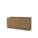 Ver imagem 2 de Balcões de Cozinha 100% Mdf 200cm Nogueira Celeste Kappesberg