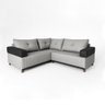 Sofá 4 Lugares 1,77x1,77m Canto Leona Plus Bom Pastor Linho Cinza/preto - 2