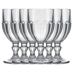 Kit com 6 Taça Bristol Água 340ml Nadir Figueiredo - 1
