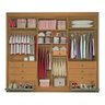 Guarda Roupa Casal Athos Ripado Cinamomo Off White Ddoro - 3