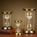 Ver mais imagens de Ampulheta em Metal Tamanho Grande Bronze 32 cm Genuinos Ampulheta Decorativa Grande