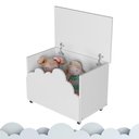 Ver imagem 2 de Baú De Brinquedos Nuvem Alegria Branco Divaloto