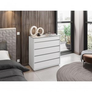 Cômoda Belize 5 Gavetas Branco