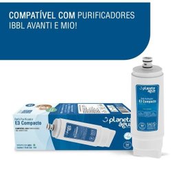 Kit 2 Refil E3 Compacto 1101 para Purificador Ibbl Avanti Mio - 1 Kit 2 Refil E3 Compacto 1101 para Purificador Ibbl Avanti Mio - 1