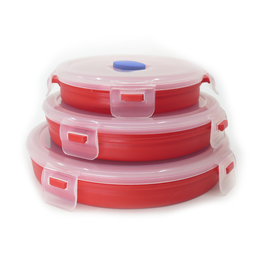 Pote Retrátil Guarda Alimentos Livre de Bpa 750ml Azul - 6