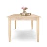 Mesa De Jantar 06 Lugares Retangular New Rústico W02 160cm Madeira Maciça Pinus Natural - Lyam - 7