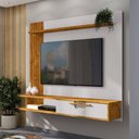 Ver imagem 2 de Painel para TV Jeri 160,2cm MDF Naturalle e Off-White Bechara