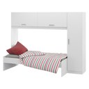 Ver imagem 1 de Cama Solteiro Com Guarda-roupa Para Colchão 88 X 188 Cm Multimóveis Branca