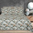 Ver imagem 1 de Colcha Queen Magnólia Habitat Estampada com Porta Travesseiros.