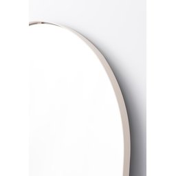 Espelho Grande Redondo Moldura Metal Decorativo 80x80cm Luxo - 4