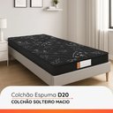 Ver imagem 4 de Colchão Solteiro Espuma D20 Liso Estampa Bambu 88x188x12cm