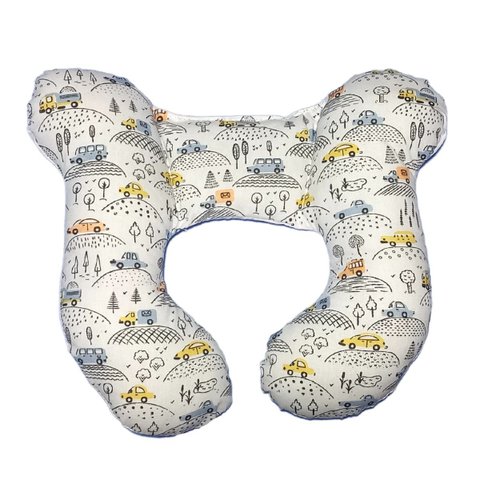 Almofada para Pescoço com Apoio Cabeça Bebe Cadeirinha Happy Line Apoio Almofada Protetor Posicionad