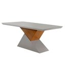 Ver imagem 4 de Mesa Aster 180 Tampo em Mdf Canto Reto com 6 Cadeiras Liz Moderna