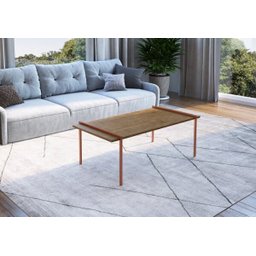 27859 VMTC.DP Mesa de Centro Vermont/Estrutura Cobre Artesano Móveis - 1