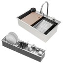 Ver imagem 1 de Kit Cuba Gourmet Miami Aço Inox 304 e Calha Oragnizadora Aço Inox Goldenx
