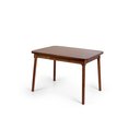 Ver imagem 3 de Conjunto Liso Clássico Colonial Imbuia Mesa 4 Cadeiras