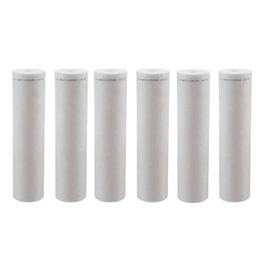 Kit 6 Refil Filtro de Água Polipropileno Bbi Pp10 para Filtro Caixa D'Água Cavalete Poe 9 3/4