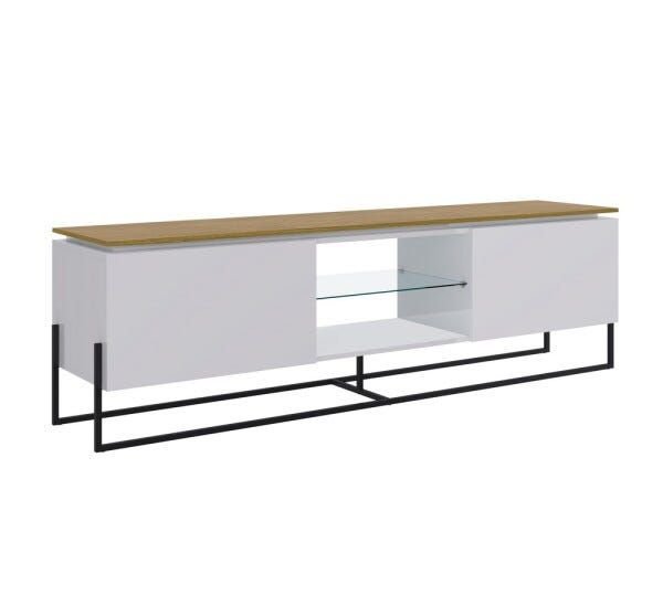 27827 Hnbrp Rack 1800 Hanover Branco e Preto Artesano Móveis