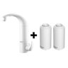 Torneira com Filtro Purificador de Água Lorenzetti Acqua Due parede + 2 Refis - 1