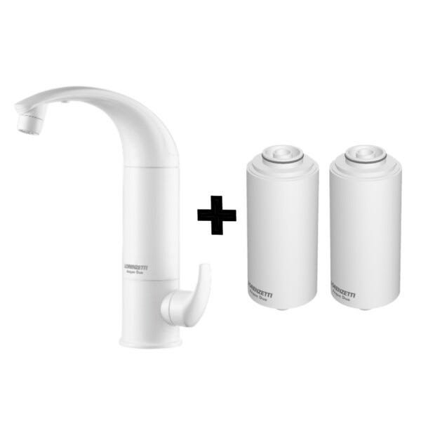 Torneira com Filtro Purificador de Água Lorenzetti Acqua Due Mesa + 2 Refil - 1