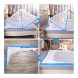 Tela Mosquiteiro Cama Dobrável Portátil E Pratica Pequeno - 3