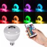 Lâmpada Led Musical Rgb Bluetooth Controle Remoto 8 Cores Decorativa Festa - 3
