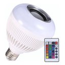 Ver imagem 2 de Lâmpada Led Musical Rgb Bluetooth Controle Remoto 8 Cores Decorativa Festa