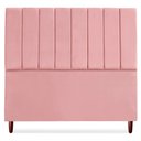 Ver imagem 5 de Cabeceira Casal 140 Cm com Frame Carla Suede Rosa Artte