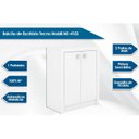 Ver imagem 2 de Balcão de Escritório ME4103 c/ 2 Portas Branco - Tecno Mobili