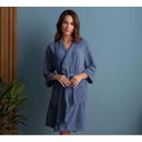 Ver imagem 5 de Roupão Microfibra Plush Inverno Frio Toque Macio Unissex:azul Profundo/p