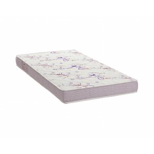 Colchão Solteiro Ortobom Physical Resistente Branco com Detalhe Lilás 17x78x188