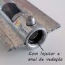 Câmara De Ar Fogão Dako Luna Média Preto com injetor n.65 - 4