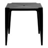 Mesa de Plástico Quadrada 70 Cm Multiuso - Preto - Mor - 5