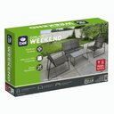 Ver mais imagens de Conjunto para Jardim Weekend 3 Cadeira + Mesa Cinza Bel