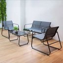 Ver imagem 3 de Conjunto para Jardim Weekend 3 Cadeira + Mesa Cinza Bel