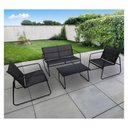 Ver imagem 6 de Conjunto para Jardim Weekend 3 Cadeira + Mesa Cinza Bel