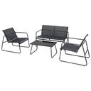 Ver imagem 7 de Conjunto para Jardim Weekend 3 Cadeira + Mesa Cinza Bel
