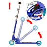 Patinete Duas Rodas Infantil Dm Radical Azul Dobrável - 4