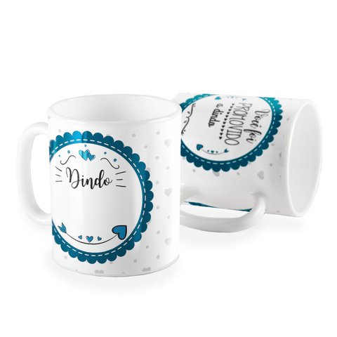 Caneca Você Foi Promovido a Dindo