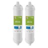 Kit 2 Refil Filtro Externo Planeta Água FP3 ICE Geladeira Side by Side Electrolux Samsung LG T33 - 1