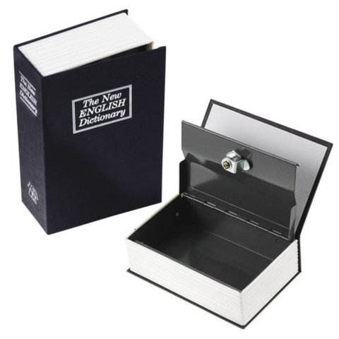 Cofre Livro Dicionario Ingles Dinheiro Camuflado Tamanho:24x16(Medio)