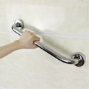 Ver imagem 2 de Alça de Apoio 30cm Barra Inox Banheiro Box Idoso Gestante Segurança Quarto Suporte Acessibilidade Re