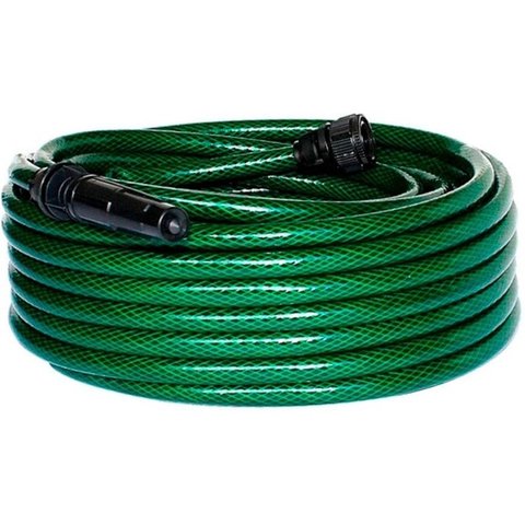 Mangueira Trançada 20m Slim Verde Engate/esguicho Force Line