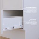 Ver imagem 7 de Balcão Planejado com Nicho para Forno com Tampo Marselha CabeCasa MadeiraOriginals Branco