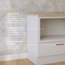 Ver imagem 6 de Balcão Planejado com Nicho para Forno com Tampo Marselha CabeCasa MadeiraOriginals Branco