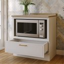 Ver imagem 3 de Balcão com Nicho para Forno com Tampo Marselha CabeCasa MadeiraOriginals