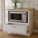 Ver imagem 3 de Balcão Planejado com Nicho para Forno com Tampo Marselha CabeCasa MadeiraOriginals Branco