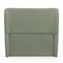 Ver imagem 5 de Cabeceira para Cama Box Casal Padrão Liah 140cm Bouclê Verde Menta - Abmaza