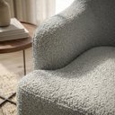 Ver mais imagens de Poltrona Decorativa Naomi Base Giratoria Boucle Tce 1018 Moll